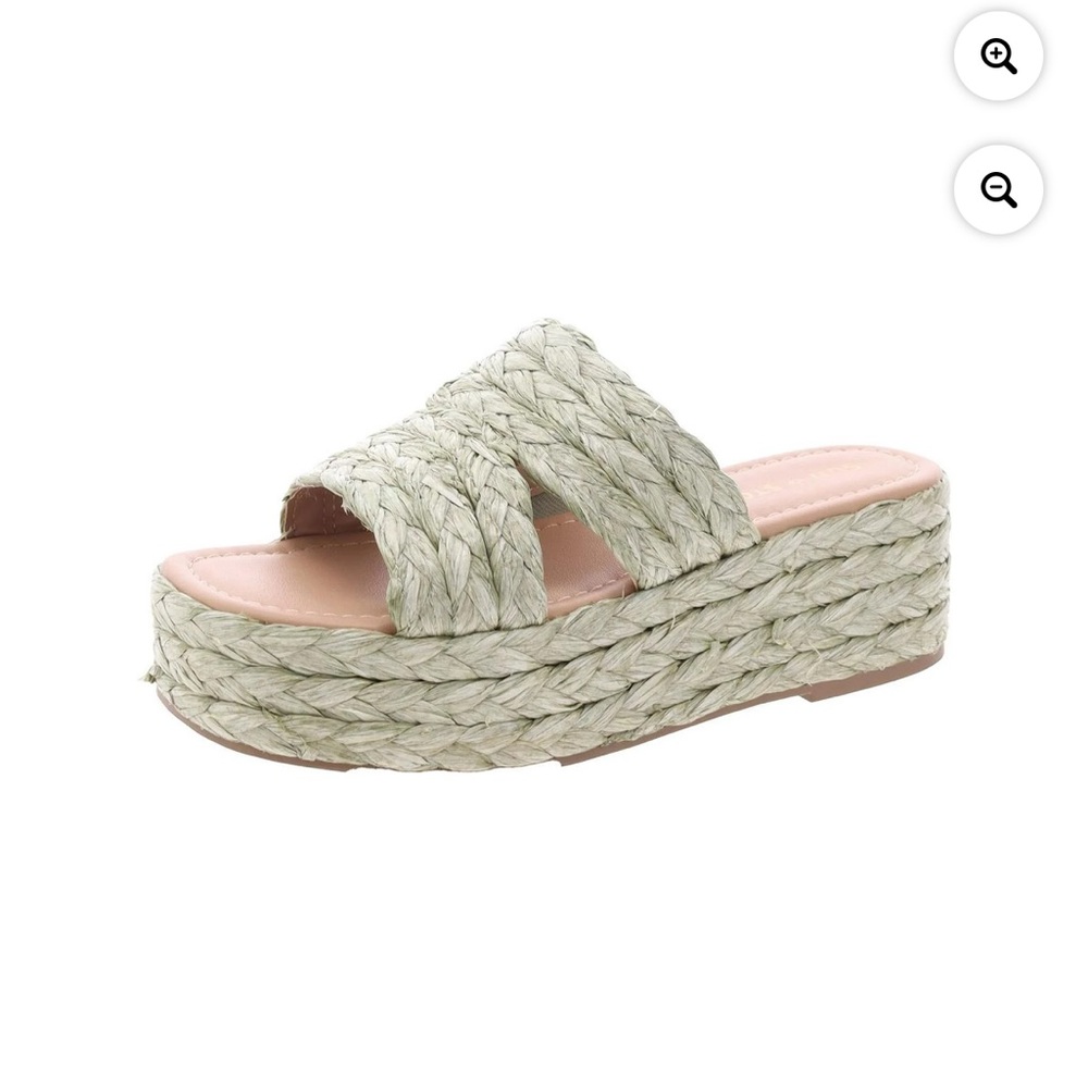 Sun + Stone Women's Espadrille Sandals - Cream